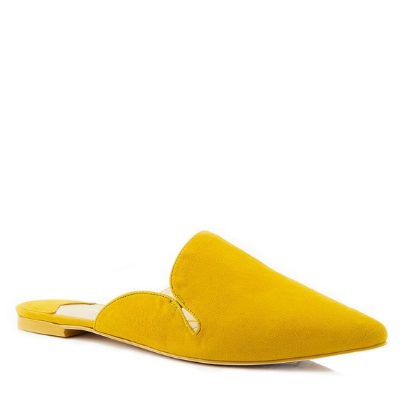 ISA TAPIA CANOVA CANARY YELLOW SUEDE ZS 36 - Picture 1 of 3